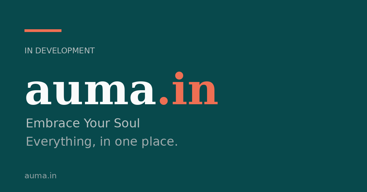 Link preview image for auma.in